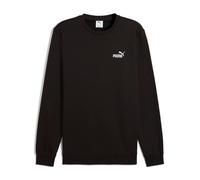 PUMA Herren ESS Small No. 1 Logo Crew FL Crew-Sweatshirts, PUMA Black,