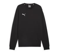 Puma teamGOAL Casuals Crew Neck Sweat, Herren Gestrickter Pullover, Puma Black-Puma White,