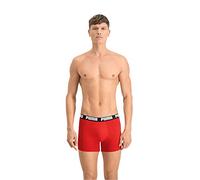 2er Pack PUMA Basic Boxershorts red / black S