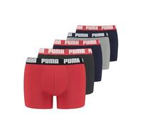 PUMA Herren Puma Basic Men's (5 pakk) Boxer Slip, Mehrfarbig (Blue/ Red/ Black), XL EU