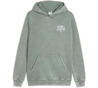 PUMA Class Washed Fleece Hoodie Herren 30 - green moon L