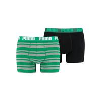 PUMA Herren Puma Heritage Stripe Men's (2 Pack) Boxer Shorts, Grün, M EU