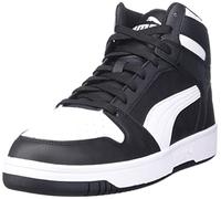 PUMA Herren Rebound-Layup Sneaker, Schwarz Weiß, 43 EU