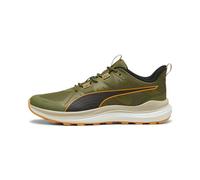 PUMA Herren Reflect Lite Trail Running Shoe Sneaker, Olive Green-Putty-Clementine, 44 EU