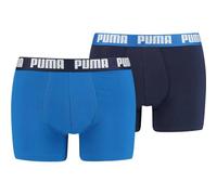 PUMA Herren Basic Boxer 2er-Pack Unterwäsche Blau (True Blue) Größe S