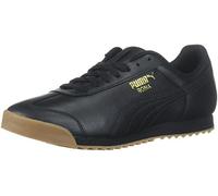 PUMA Herren Roma Sneaker, Basic Black Teamgold, 46 EU