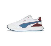 PUMA Unisex Runtamed Plus Retro Prep Sneaker, White Deep Dive Wood Violet, 44 EU