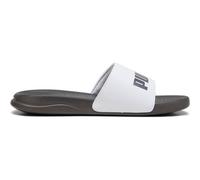 PUMA Unisex Popcat 20 Slide Sandal, White Dark Coal, 44.5 EU