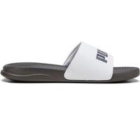 PUMA Herren Sandalen Badesandalen Popcat 20 PUMA White-Dark Coal - Gr. - 38