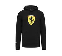 Puma Herren Kapuzenpullover Scuderia Ferrari Big Shield Schwarz L