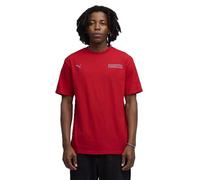 Puma Scuderia Ferrari Lifestyle T-Shirt Herren | Mit Logo Print | Rosso Corsa | Größe: L Red