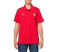 PUMA Herren Scuderia Ferrari Race Polo Poloshirts, Rosso Corsa Graphic, Mittel