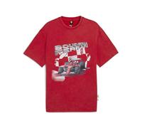 PUMA Scuderia Ferrari Sportswear Graphic T-Shirt Herren, Motorsport, Rosso Corsa, S Red