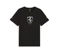 PUMA Herren Scuderia Ferrari Tonal Shield T-Shirt M, Black
