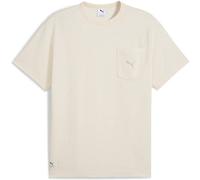 PUMA Class Relaxed Pinnacle T-Shirt Herren 87 - alpine snow S