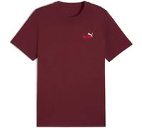 PUMA Essentials 2 Color Small No. 1 Logo T-Shirt Herren 96 - ruby shimmer XL