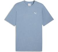 PUMA Essentials Elevated Relaxed Wash T-Shirt Herren 34 - cool blue M