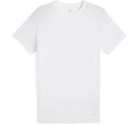 PUMA Unisex EVOSTRIPE Tee T-Shirts, PUMA White, M