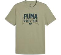 PUMA Graphic Varsity T-Shirt Herren, Kleidung, Grün, XL Green