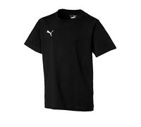 PUMA Herren Shirt Liga Casuals Tee Jr, Puma Black-Puma White, 152, 655634 03