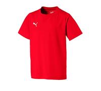 PUMA Herren Shirt Liga Casuals Tee Jr, Puma Red-Puma White, 116, 655634 01