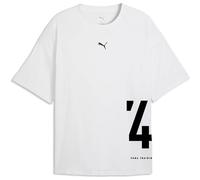 PUMA Herren Shirt M GRAPHIC OVERSIZED TEE (528528) L PUMA White
