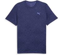 PUMA Herren Shirt M MOVE CLOUDSPUN AOP TEE (526736) L Blue Crystal