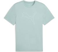 PUMA Herren Shirt M TAD ESSENTIAL HEATHER CAT TEE (CF large cat) (525907) L Light Moss Heather