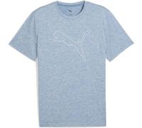 PUMA Herren Shirt M TAD ESSENTIAL HEATHER CAT TEE (CF large cat) (525907) S Cool Blue Heather