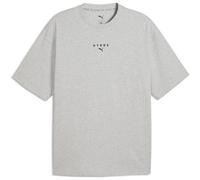PUMA Unisex M X Hyrox Lifestyle Tees, Grau - Light Gray Heather, XL EU