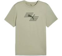 PUMA Herren Shirt M x HYROX POLY GRAPHIC TEE (527575) XL Lux Army