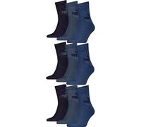 PUMA Herren Short Crew Elements im 9er Pack 39-42, 004-Denim Blue