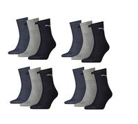 PUMA Herren Short Crew Socks Frotteesohle 12er Pack Sportsocken (Navy/Grey Nightshadow, 39-42)