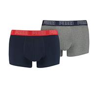 Puma 2-er Set Basic Trunks Blau & Grau