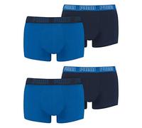 Puma Herren Shortboxer Unterhosen Trunks 4er Pack, Wäschegröße:M, Artikel:-003 True Blue
