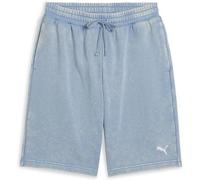 PUMA Herren ESS Elevated Relaxed Wash 9" Strick-Shorts, Cool Blue, M EU