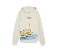 PUMA Herren Showtime Basketball Hoodie SWEATSHIRT, Alpine Snow, M