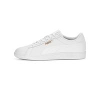 PUMA Herren Smash 3.0 L Sneaker, Puma White Puma White Puma Gold, 43 EU