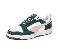 PUMA Rebound V6 Low Suede Sneaker 05 - green terrain/alpine snow/puma white 42