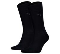 PUMA Herren Socken, 2er Pack - Classic, Kurzsocken, Logo, einfarbig 39-42 Schwarz