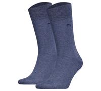 PUMA Herren Socken, 2er Pack - Classic, Kurzsocken, Logo, einfarbig 47-49 Blau