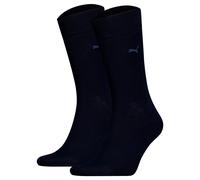 PUMA Herren Socken, 2er Pack - Classic, Kurzsocken, Logo, einfarbig Marine / 43-46 43-46 Blau
