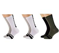 PUMA Herren Socken 4 Paar oder 6 Paar weiss grau oder army green schwarz,wadenlang, 39-42, Sockenfarben:White/Grey 4 Paar