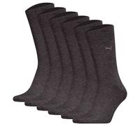 PUMA Herren Socken, 6er Pack - Classic, Kurzsocken, Logo, einfarbig Grau 43-46