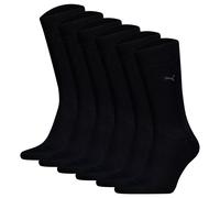 PUMA Herren Socken, 6er Pack - Classic, Kurzsocken, Logo, einfarbig Schwarz 43-46