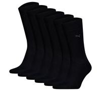 PUMA Herren Socken, 6er Pack - Classic, Kurzsocken, Logo, einfarbig Schwarz 47-49