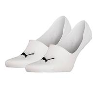 PUMA UNISEX MID CUT FOOTIE 2P WHITE 39-42
