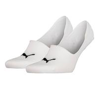 PUMA UNISEX MID CUT FOOTIE 2P WHITE 39-42