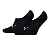 Puma 2P Unisex Footie High Cut Socks Schwarz Gr 39/42