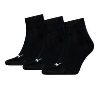 Puma Unisex Sportsocken Quarter Plain 3P 701230337-200 43-46 Black